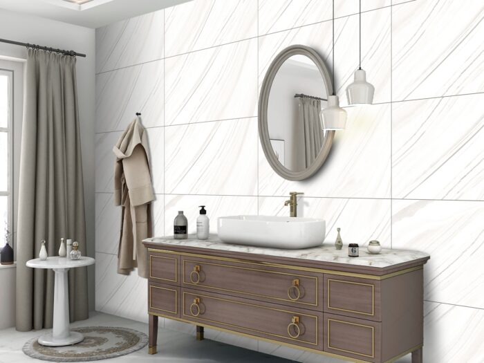 METALLIC-SILVER-834kb PLATINUM GLEAMING CARVING MATT 60X120 CM - Image 1