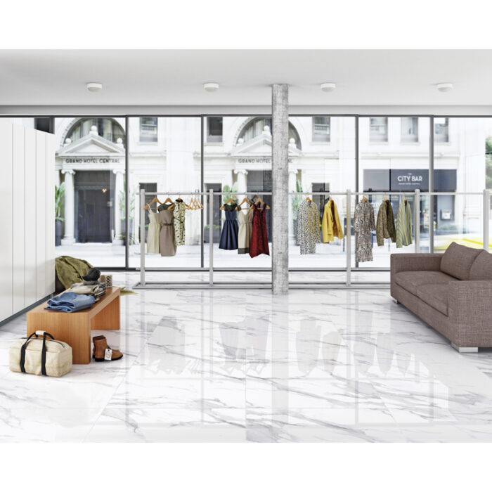 Statuario Mercury 60x60 White Matt - Image 2