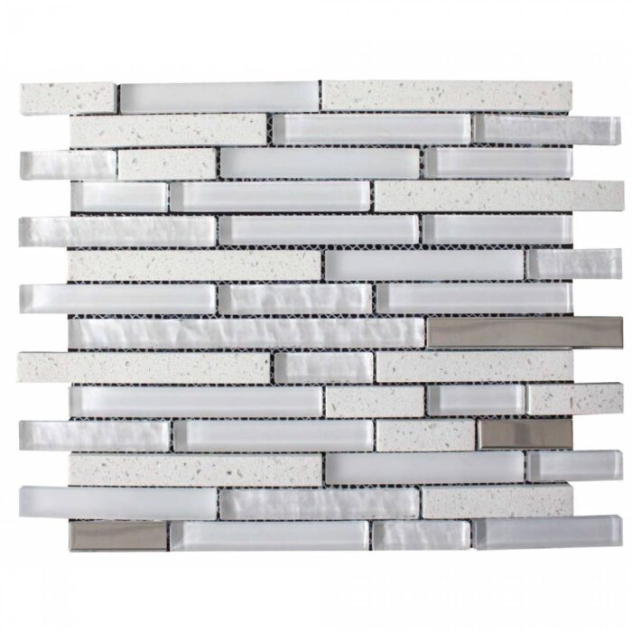 quartz_white Quartz White Mosaic 30x30 £48.99 - Image 1