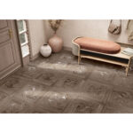 Quadrant 60x60 Brown Wood Effect Matt tile